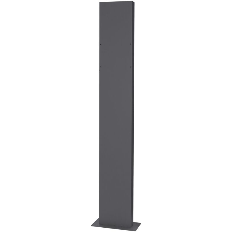 

Soporte para buzones montados en pared de acero inox. antracita 170 cm de altura