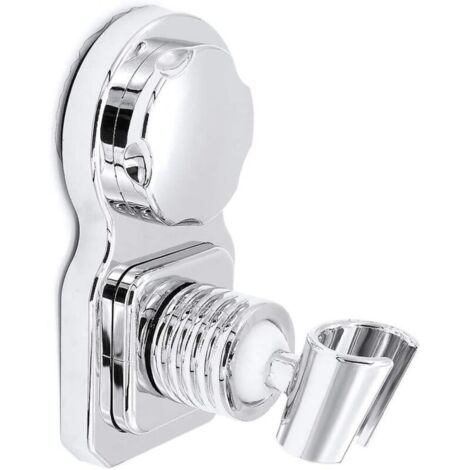 Soporte para cabezal de ducha con ventosa, ajustable 360 grados, soporte para reloj portátil desmontable con ventosa para baño, reutilizable.