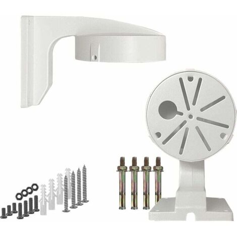 Soporte para caja de conexiones de cámara de seguridad, caja de gestión de cables compatible con cámaras domo de metal, cámara IP CCTV con recubrimiento en polvo resistente.