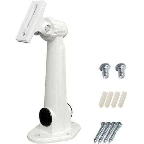 Soporte para cámara de seguridad AIPERQ, ajustable, universal de 360° para sistemas de vigilancia doméstica, cámaras y reflectores (blanco)