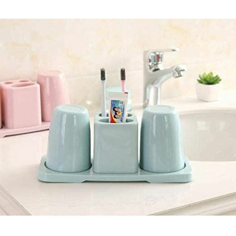 

Soporte para Cepillo de Dientes Azul (Reacondicionado D)