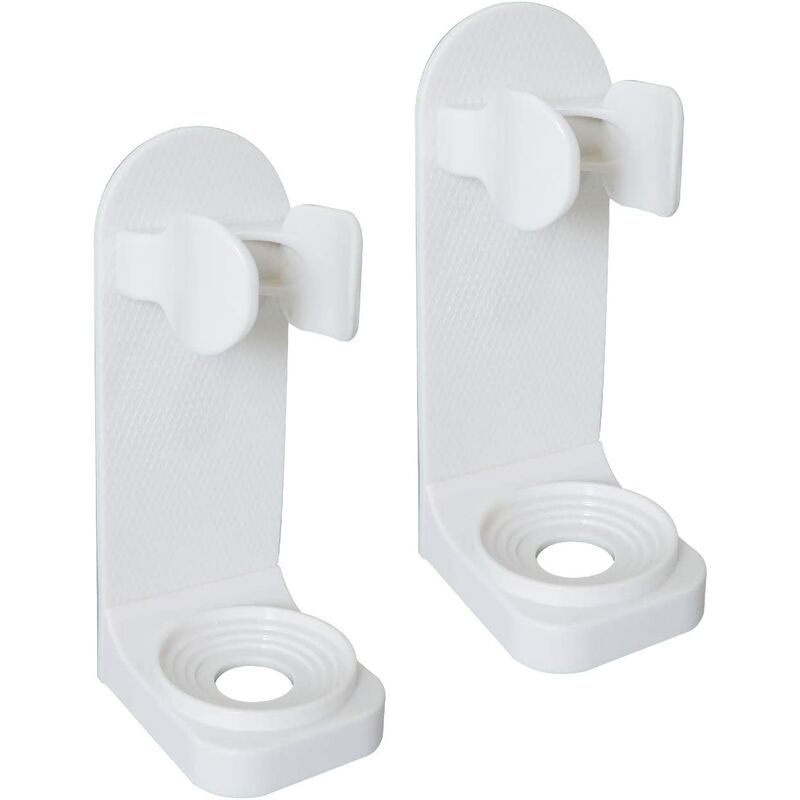 

Soporte para cepillo de dientes eléctrico de 2 piezas, soporte adhesivo para cepillo de dientes montado en la pared para baño, soporte para cepillo