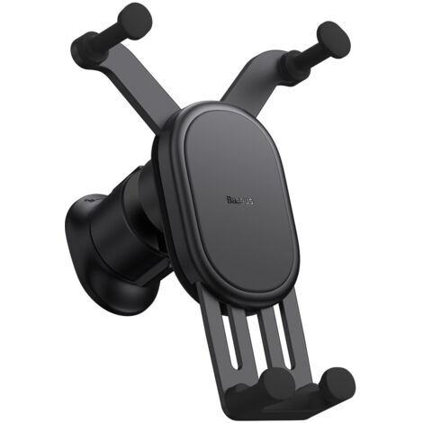 Soporte para coche con cargador inductivo de 15 W para rejilla de ventilación, color negro