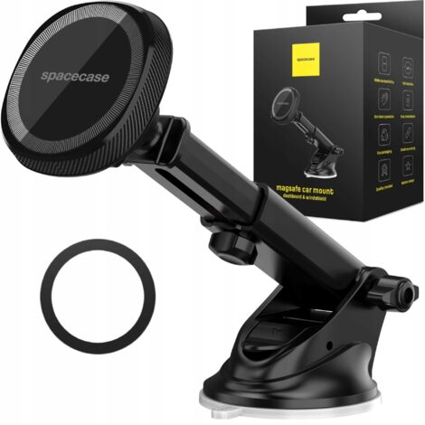 Soporte para coche Spacecase SC06 para salpicadero/parabrisas Magsafe negro