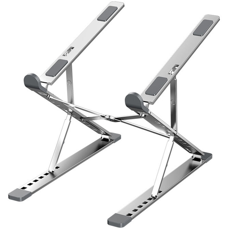 

Soporte para computadora portatil Ergonomico Aleacion de aluminio Elevador para computadora portatil Ajuste de altura doble Soporte para computadora