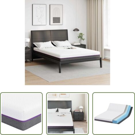 Soporte para dormir -  Colchón y gris 140 x 190 cm Tela Jacquard