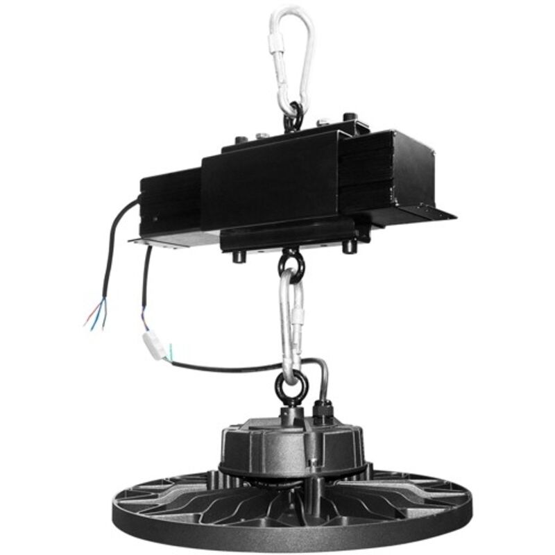 Soporte para Driver de Emergencia para Campanas UFO Negro