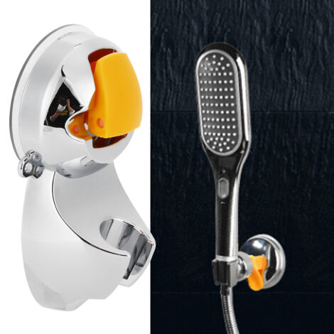 Soporte para ducha con ventosa fabricado en ABS – Soporte ajustable para cabezal de ducha de mano