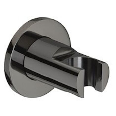 Soporte para ducha de mano fijo WALL - ROCA Opciones: Round - negro