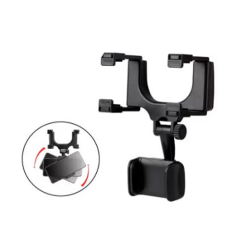 Soporte para espejo retrovisor de coche giratorio de 360 grados y soporte para teléfono GPS (venta al por mayor)
