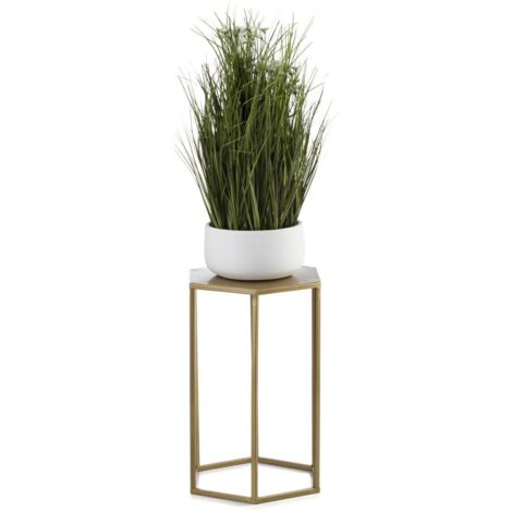 Soporte para flores de pie, dorado, 40 cm