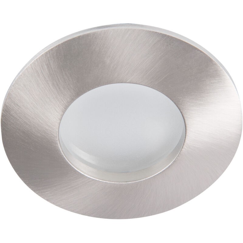 IP44 Techo Recesado – Baño – Cromo mate – Ø83mm – GU10