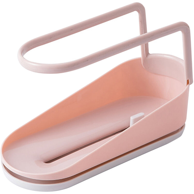 

Soporte para fregadero, estante de almacenamiento para fregadero de cocina, soporte para jabon de esponja,Rosa