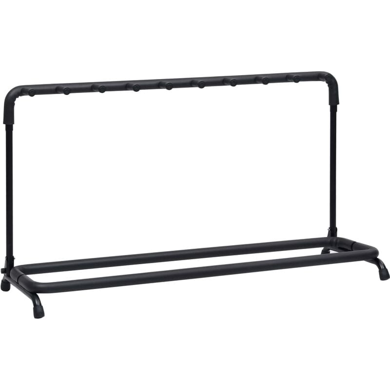 

Soporte para guitarra 9 secciones de acero negro