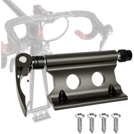 Soporte para horquilla de bicicleta con liberación rápida, de aleación de aluminio, para remolque de camión.