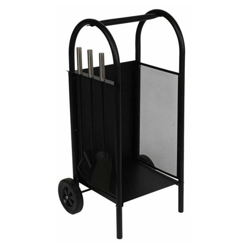 

Soporte para Leña DKD Home Decor Accesorios Chimenea Acero Plástico Loft (4) (42 x 36 x 81 cm) (42 x 36 x 81 cm)