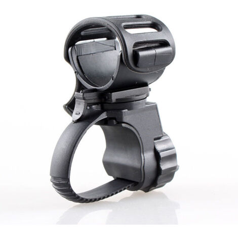 Soporte para linterna de bicicleta, rotación de 360 grados, soporte universal para luz LED de bicicleta,