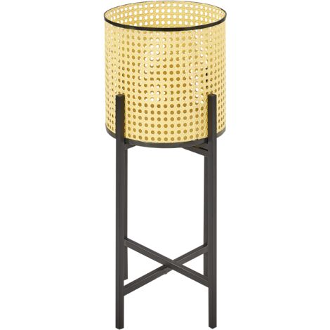 Soporte para maceta de interior redonda 25 x 25 x 60 cm metal beige Fallopia