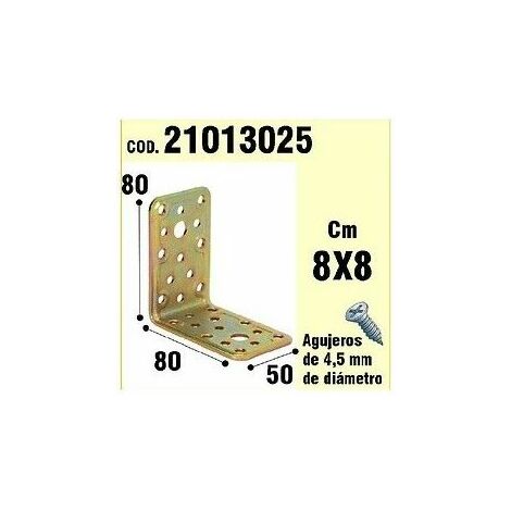 Soporte Para Madera Angulo   50x80x80 mm.