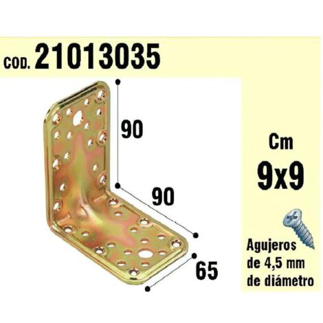 Soporte Para Madera Angulo   65x90x90 mm.
