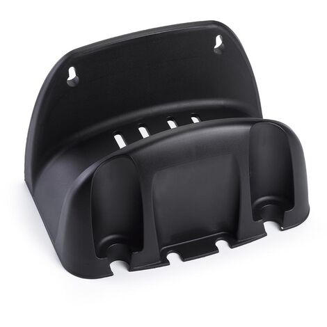 Soporte para manguera jardin plastico  Negro