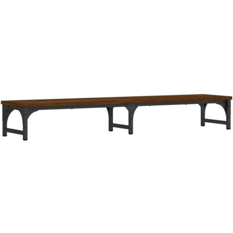 Soporte para monitor 105 x 23 x 155 cm madera de ingeniería marrón 020045030
