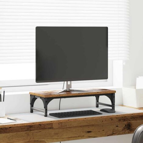 Soporte para Monitor Madera Vieja 55 x 23 x 14 cm
