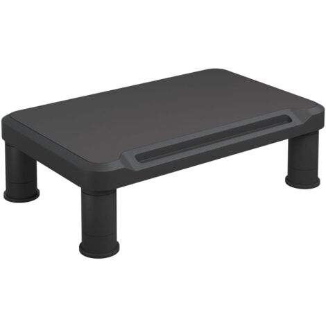 Relaxdays Soporte Monitor Modular Estante, 2 Partes, Organizador, Elevador  Pantalla Escritorio, Atril PC Oficina, Negro