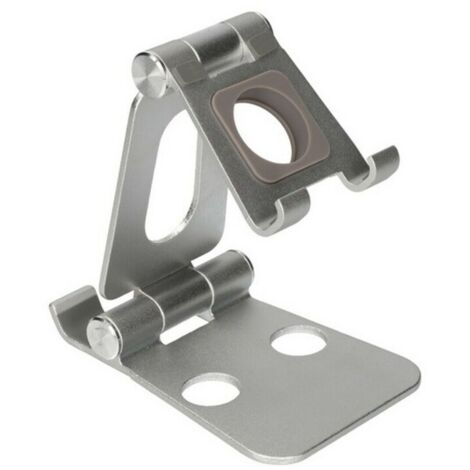 Soporte para Móviles KSIX Swivel Plateado