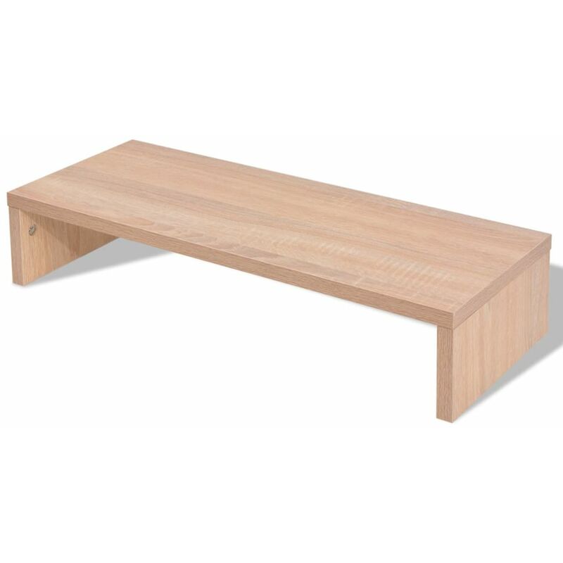 

Soporte para pantalla de aglomerado 60x23,5x12 cm beige