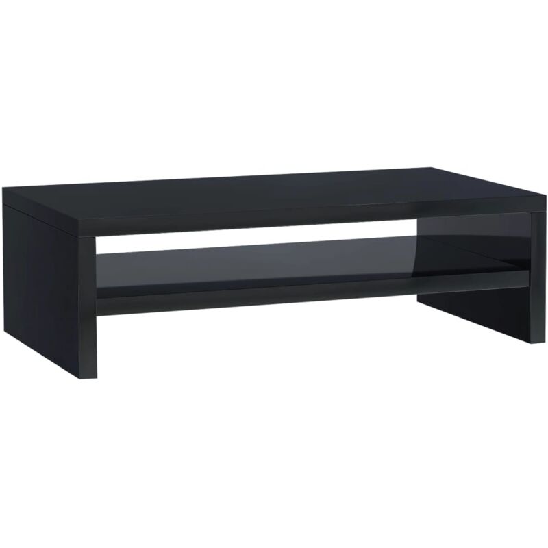 

Soporte para Pantalla de Aglomerado 42x24x13cm Negro Brillante - Negro - Vidaxl