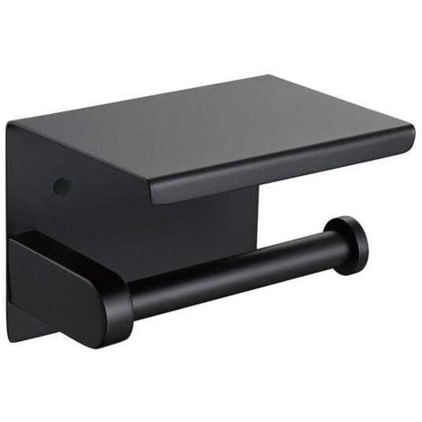 Soporte para papel higiénico con soporte para teléfono