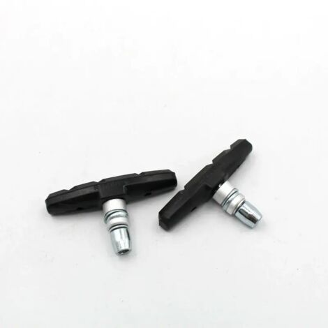 Soporte para pastillas de freno con tornillo descentrado de 70 mm, color negro (1 par)