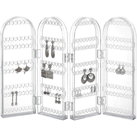 Soporte para pendientes de acrílico, soporte para pendientes, caja para guardar pendientes