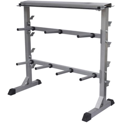 Soporte para pesas y mancuernas vidaXL