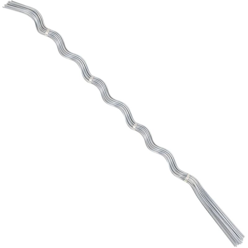 

Soporte para planta espiral 20 unidades 170cm acero galvanizado - Plateado