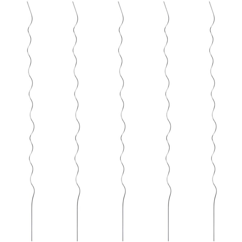 

Soporte para planta espiral 5 unidades 110 cm acero galvanizado