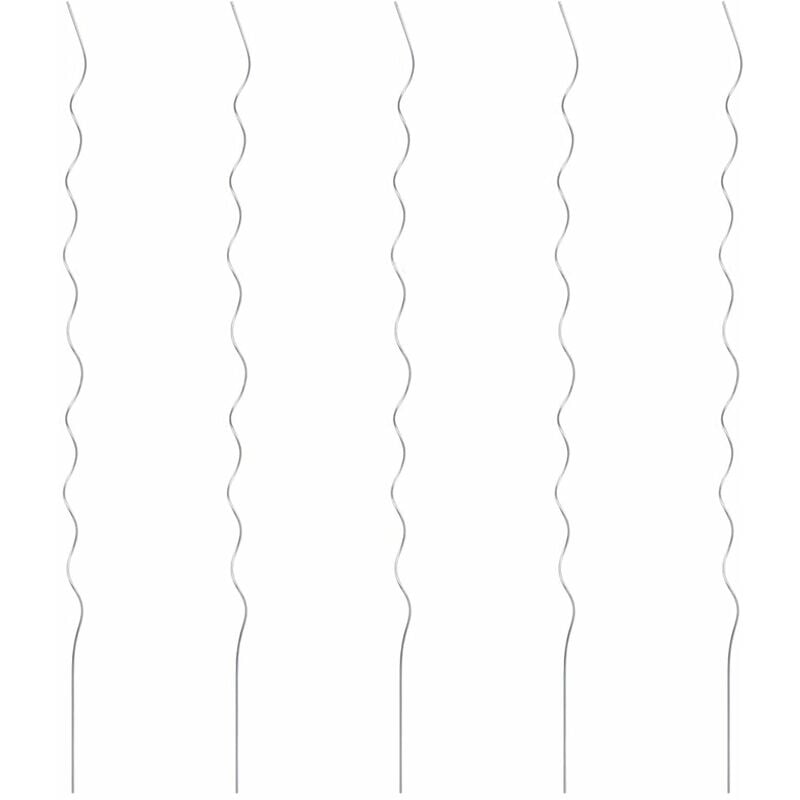 

Soporte para planta espiral 5 unidades 170 cm acero galvanizado