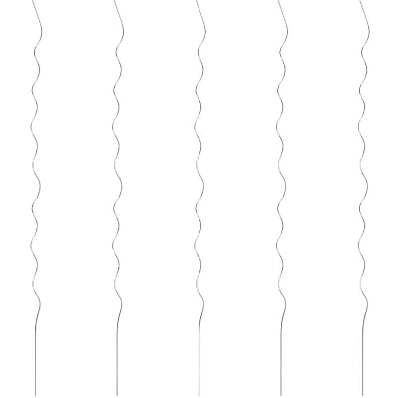 

Soporte para planta espiral 5 unidades 170 cm acero galvanizado