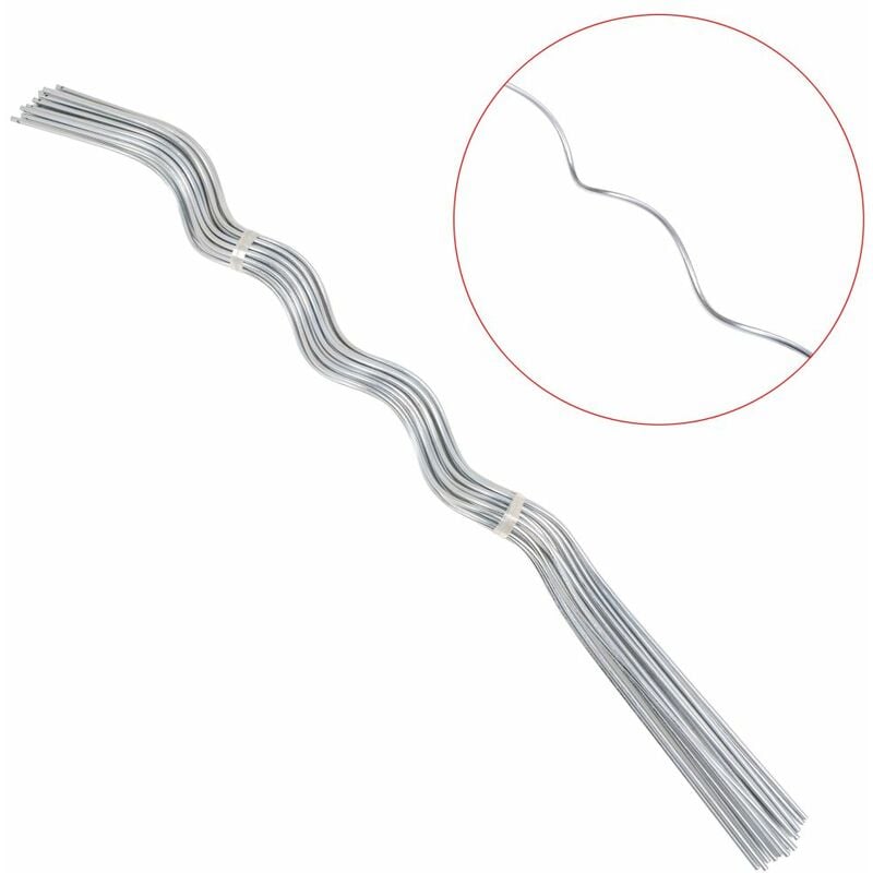 

Soporte para planta espiral 50 unidades 110cm acero galvanizado