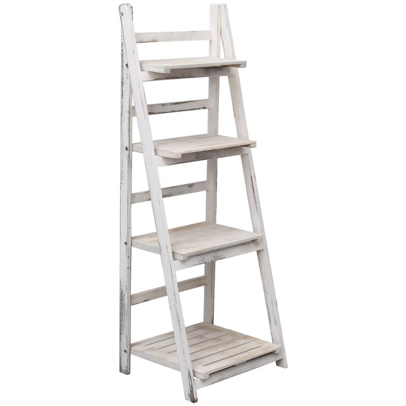 

Soporte para plantas de 4 niveles madera 43x33x113 cm - Marrón
