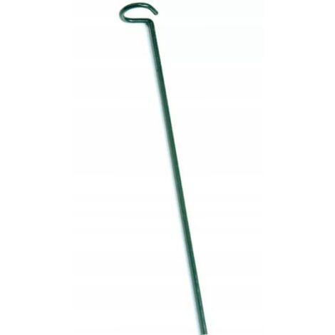 Soporte para plantas de acero de 60 cm, con recubrimiento de polvo verde, estable.