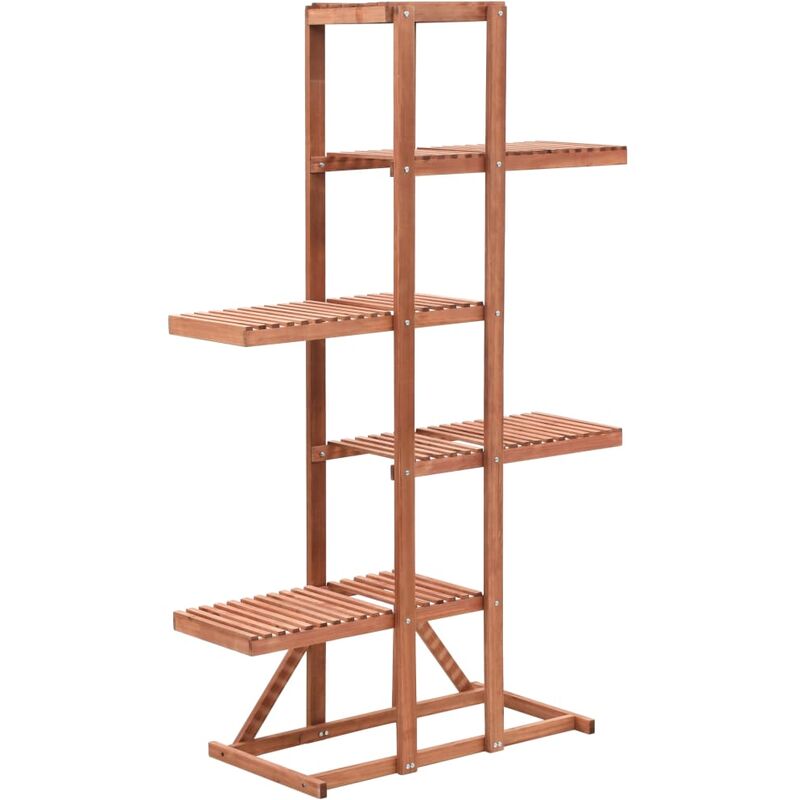 

Soporte para plantas de madera de cedro 86x36x139 cm - Marrón