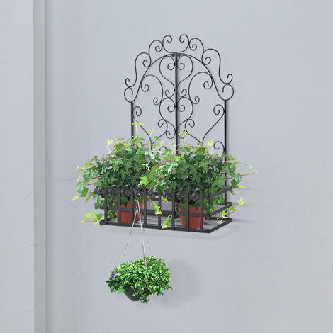 Maceta colgante de pared, macetas montadas en la pared | Maceta para  suculentas, maceta cuadrada para colgar, florero colgante para balcón,  decoración
