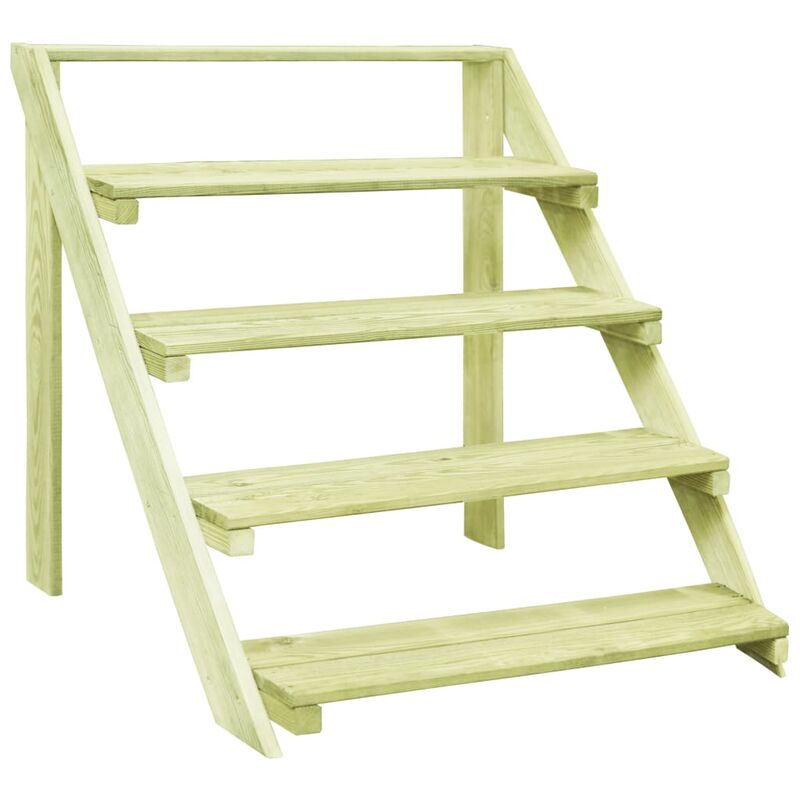 

Soporte para plantas madera de pino impregnada 80x80x80 cm - Verde
