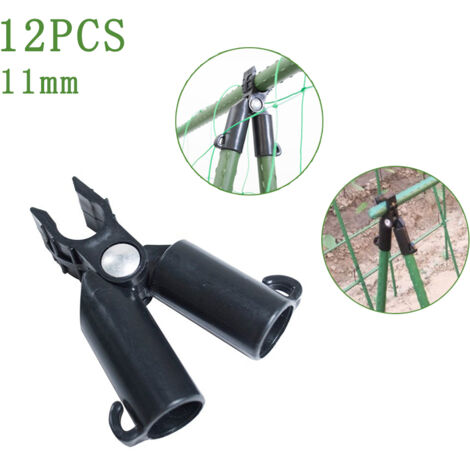 [Soporte para plantas] Soporte para plantas trepadoras con clips de PP tipo A (8 mm/11 mm/16 mm/20 mm) – paquete de 12 unidades para invernaderos, para sujetar las plantas de forma segura y para un cr