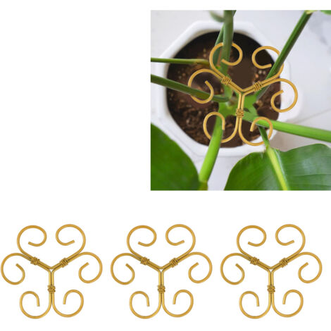 Soporte para plantas trepadoras – 5 ganchos de hierro – Reutilizable para Monstera – Ajustable hasta 10,5 cm