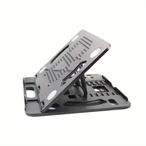Soporte para portátil con diseño vertical, soporte ergonómico ajustable a 360° para tabletas, apto para alfombrillas, portátiles, soportes para teléfonos, soportes de refrigeración, plegable y antides