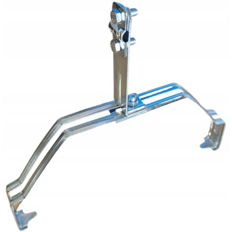 Soporte para protección contra rayos para tejas cumbreras galvanizadas SIMPLA DOMINO - Soporte para terminal aéreo Fi8-10