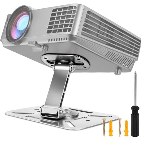 Soporte para proyector, soporte de escritorio para proyector, soporte para videoproyector, soporte universal para videoproyector compatible con proyectores con interfaz de tornillo de 1/4".
